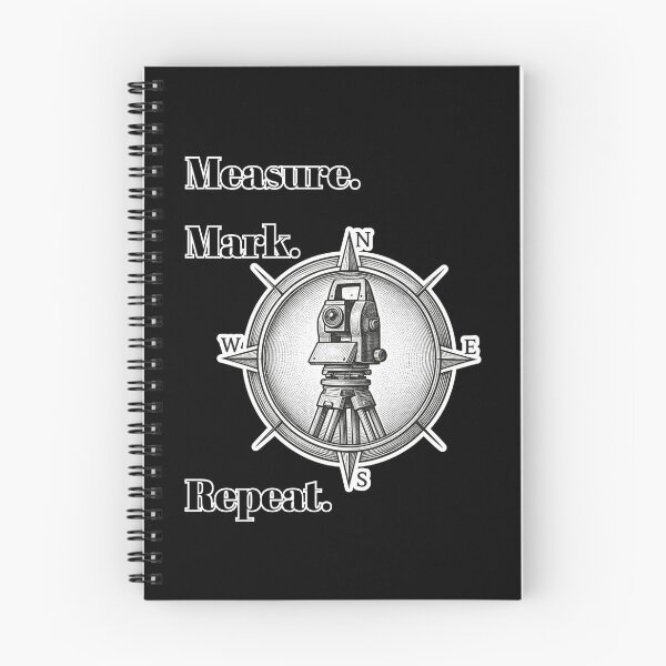 Item preview, Measure. Mark. Repeat. Gift Idea For Land Surveyors designed and sold by Glitch-Cult.