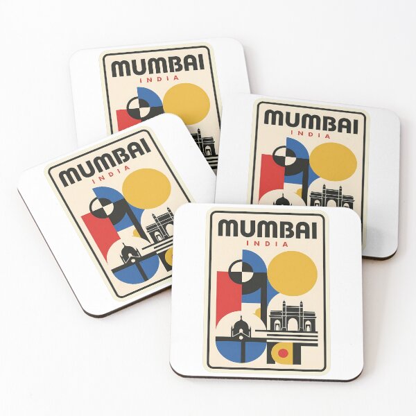 Item preview, Mumbai India Gateway of India Retro Geometric designed and sold by k3rstman1.