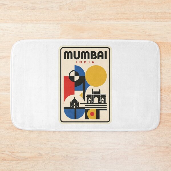 Item preview, Mumbai India Gateway of India Retro Geometric designed and sold by k3rstman1.
