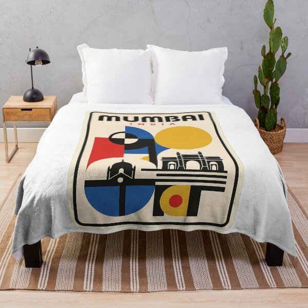 Item preview, Mumbai India Gateway of India Retro Geometric designed and sold by k3rstman1.