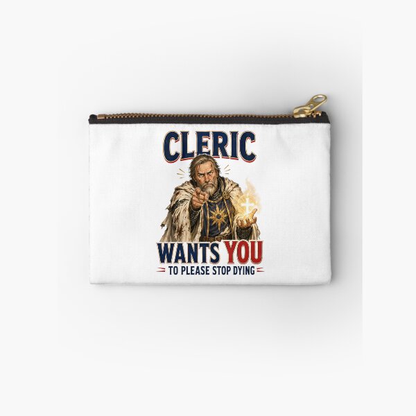 Item preview, Cleric Wants You To Please Stop Dying Graphic designed and sold by Fenay Designs.