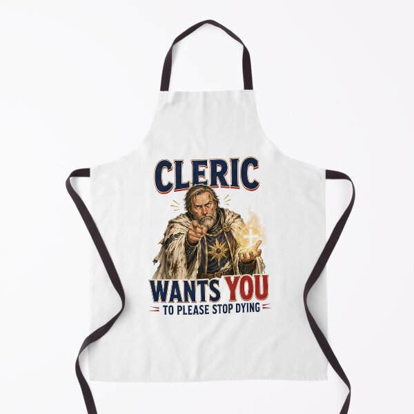 Item preview, Cleric Wants You To Please Stop Dying Graphic designed and sold by Fenay Designs.