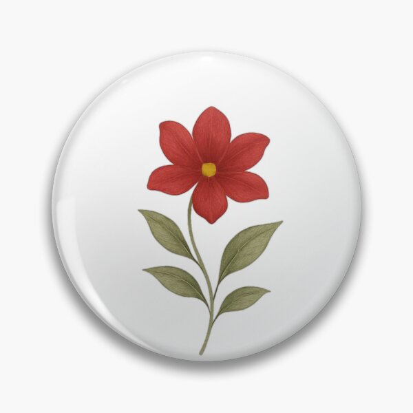 Item preview, Red Watercolor Flower Print | Botanical Floral Illustration | Vintage Style Wall Art Gift designed and sold by The-SilentPlace.