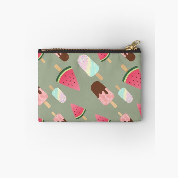 Item preview, Cute Watermelon and Summer Ice Cream Popsicles Pattern designed and sold by Nikola Dio.