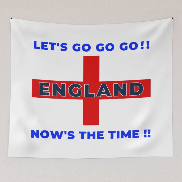Aperçu de l'œuvre Allez l'Angleterre ! Allez ! Allez ! Allez ! créée et vendue par Pentimore.