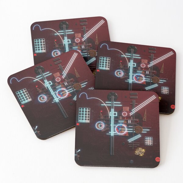 Item preview, Dull Red - Reimagining Kandinsky designed and sold by GiroScience.
