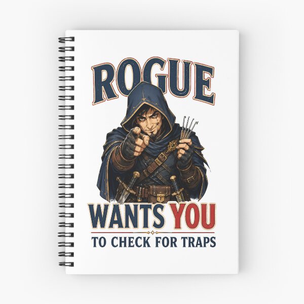 Item preview, Rogue Wants You To Check For Traps Funny Design designed and sold by Fenay Designs.