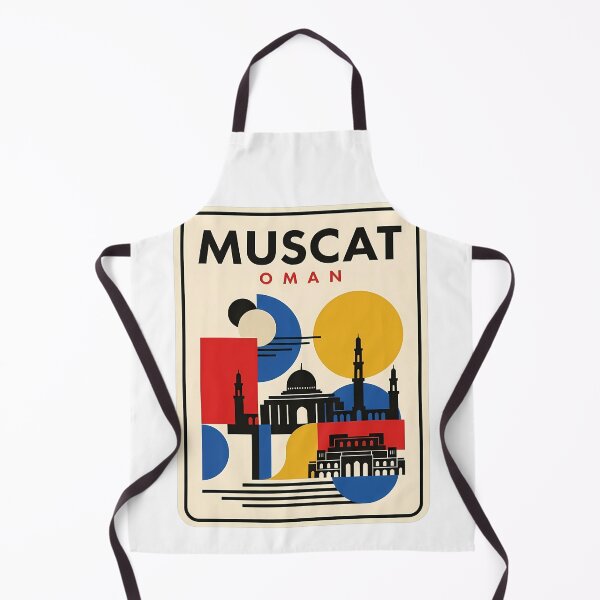 Item preview, Muscat Oman Geometric Abstract Skyline Travel Art designed and sold by k3rstman1.