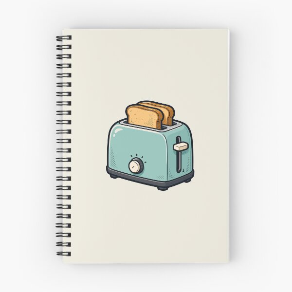 Item preview, Retro Teal Toaster with Toast Breakfast Kitchen Appliance Design designed and sold by American Spirit.
