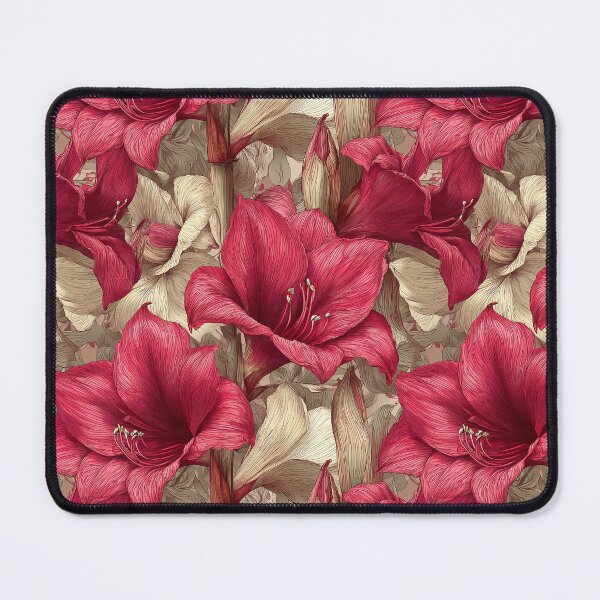 Item preview, Charming Amaryllis Floral - Flower Bouquet Pattern - Christmas Gifts For Mom designed and sold by RoyalStarsPatts.