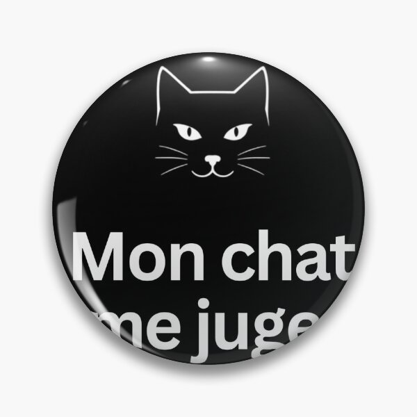 Item preview, My Cat Judges Me designed and sold by EncreEtHumour.