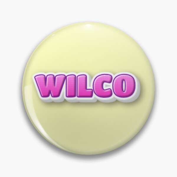 Item preview, Wilco Pink Bubble Letter Retro 3D Pop Art designed and sold by creativerooney.