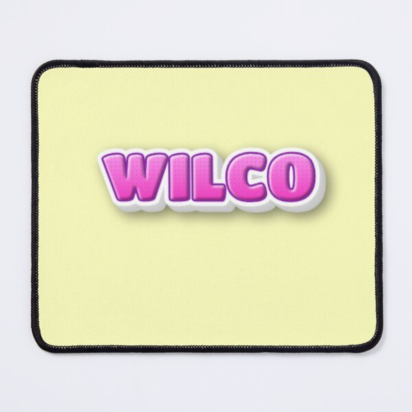 Item preview, Wilco Pink Bubble Letter Retro 3D Pop Art designed and sold by creativerooney.