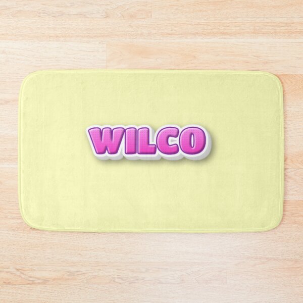 Item preview, Wilco Pink Bubble Letter Retro 3D Pop Art designed and sold by creativerooney.