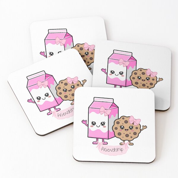 Item preview, milk cookies friendship pink bows coquette adorable cute designed and sold by pasteldreams26.