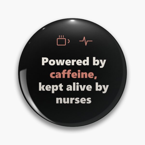 Item preview, Funny Nurse Shirt - Caffeine Powered - Nurse Week Gift designed and sold by Harlo.co.