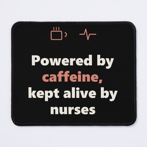 Item preview, Funny Nurse Shirt - Caffeine Powered - Nurse Week Gift designed and sold by Harlo.co.