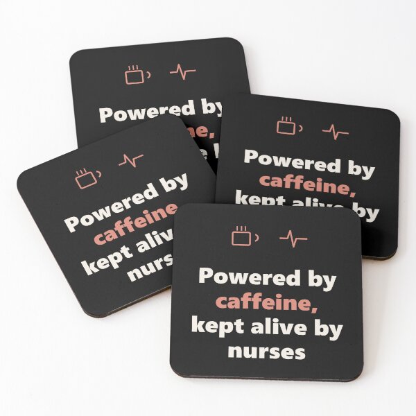 Item preview, Funny Nurse Shirt - Caffeine Powered - Nurse Week Gift designed and sold by Harlo.co.