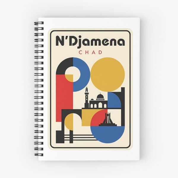 Item preview, N'Djamena Chad Abstract City Landmark Travel Geometric designed and sold by k3rstman1.