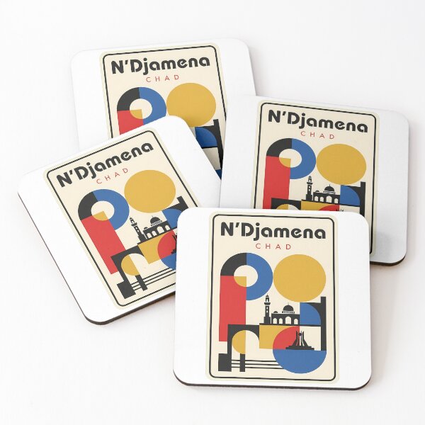 Item preview, N'Djamena Chad Abstract City Landmark Travel Geometric designed and sold by k3rstman1.