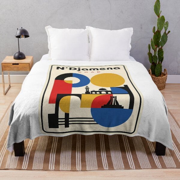 Item preview, N'Djamena Chad Abstract City Landmark Travel Geometric designed and sold by k3rstman1.