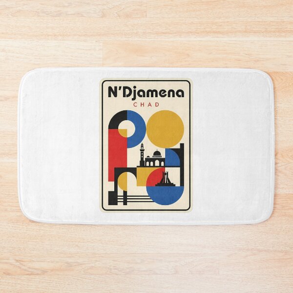 Item preview, N'Djamena Chad Abstract City Landmark Travel Geometric designed and sold by k3rstman1.