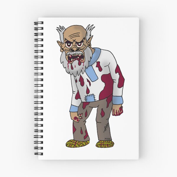 Artikelvorschau, Lustiges Halloween-Meme: Alt, aber untot | Zombie-Moment im Seniorenalter (Cartoon) entworfen und verkauft von MyxaART.