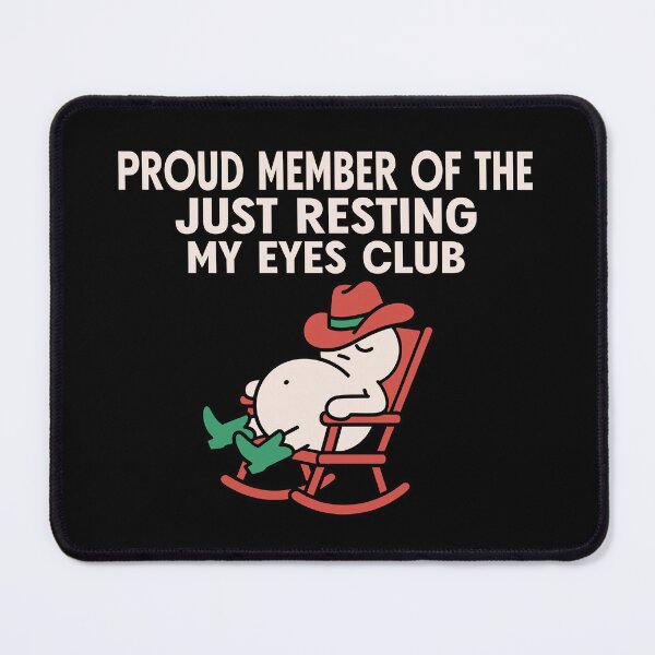 Item preview, Proud Member of The Resting Eyes Club T-Shirt – Funny Dad Joke Shirt for Men, Humor Gift for Dads designed and sold by Colorfulman.