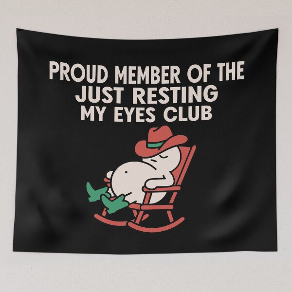 Item preview, Proud Member of The Resting Eyes Club T-Shirt – Funny Dad Joke Shirt for Men, Humor Gift for Dads designed and sold by Colorfulman.