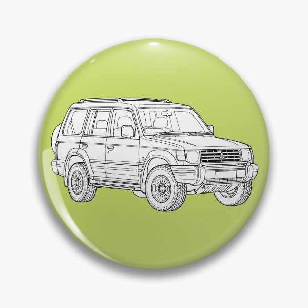Item preview, Mitsubishi Pajero illustration designed and sold by the-cc.