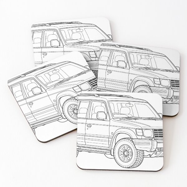 Item preview, Mitsubishi Pajero illustration designed and sold by the-cc.
