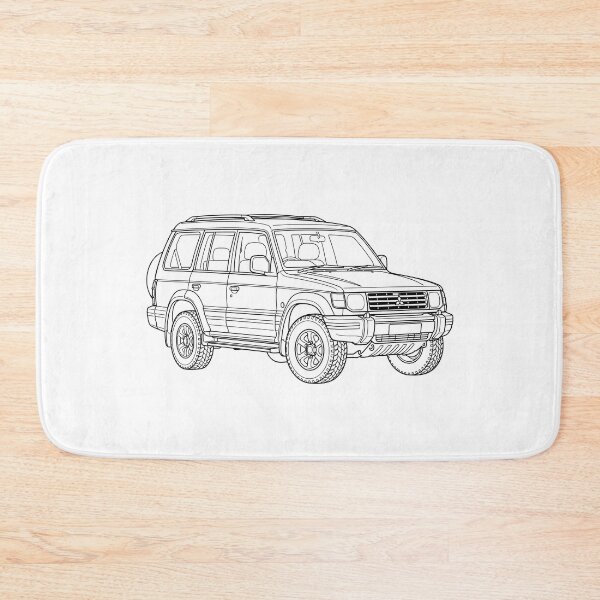 Item preview, Mitsubishi Pajero illustration designed and sold by the-cc.