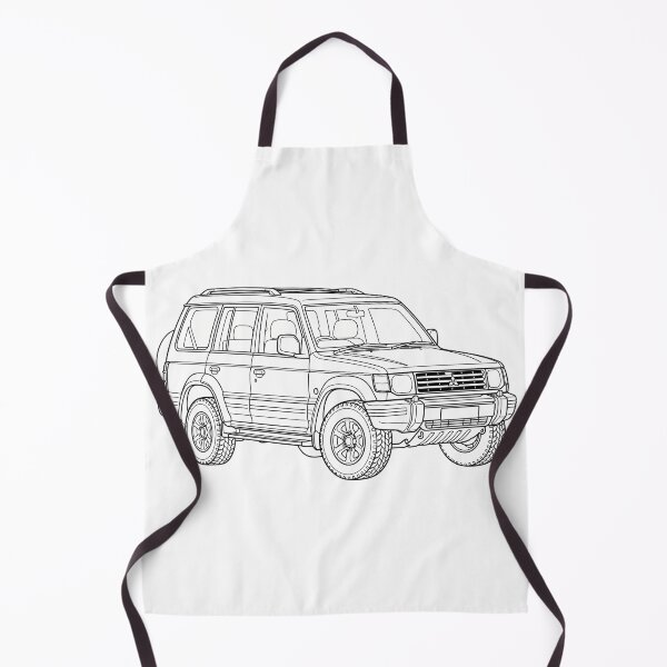 Item preview, Mitsubishi Pajero illustration designed and sold by the-cc.