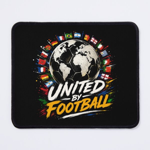 Item preview, United By Football Globe Design | Soccer World Cup Flags Artwork designed and sold by DoneAndDusted.