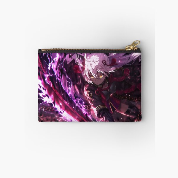 Item preview, Lightning Samurai Anime Girl | Dark Fantasy Warrior With Katana | Purple Energy Manga Artwork designed and sold by Dyan4.