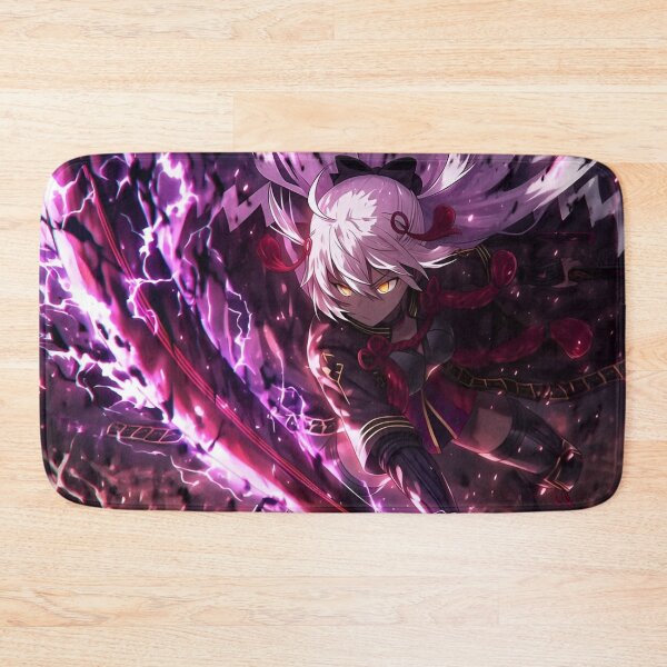 Item preview, Lightning Samurai Anime Girl | Dark Fantasy Warrior With Katana | Purple Energy Manga Artwork designed and sold by Dyan4.