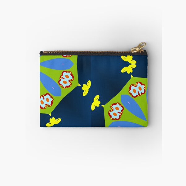 Item preview, Navy and Bold Green Mandala Pattern designed and sold by Tinsleybluebell.