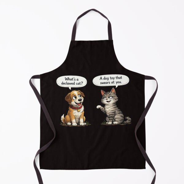 Item preview, Dog vs Cat – Funny Talking Pets Cartoon with Sarcastic Joke designed and sold by Tadeusz1.
