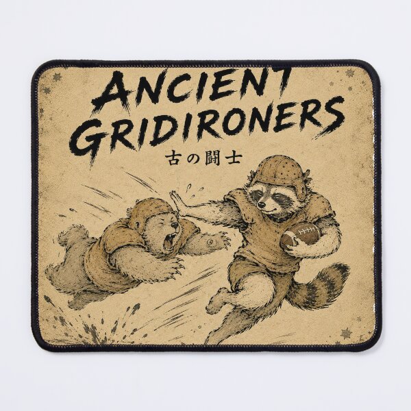 Item preview, Ancient Gridironers Japanese Choju-giga American Football Sticker Art designed and sold by Locker39.