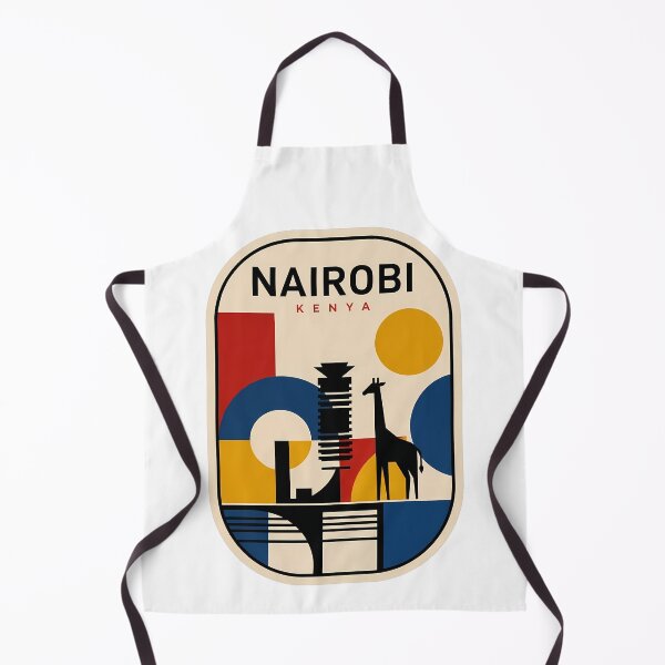 Item preview, Geometric Nairobi Kenya Modern Abstract Travel Graphic designed and sold by k3rstman1.