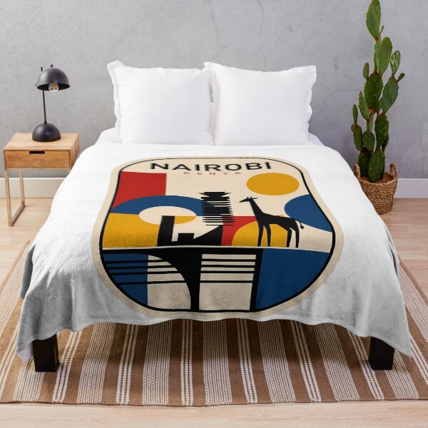Item preview, Geometric Nairobi Kenya Modern Abstract Travel Graphic designed and sold by k3rstman1.