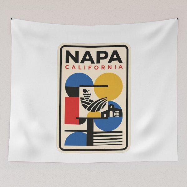 Item preview, Napa California Wine Country Vintage Mid Century Modern designed and sold by k3rstman1.