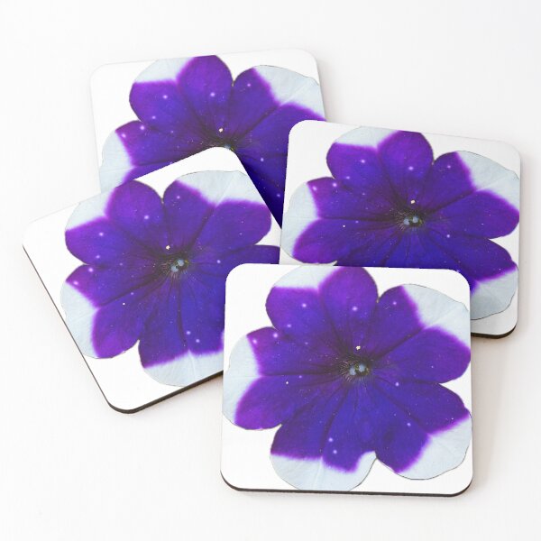 Item preview, Isolated Starry Purple and White Petunia Flower Graphic designed and sold by BalkanBloom.