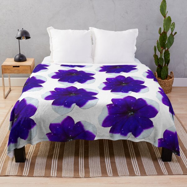 Item preview, Isolated Starry Purple and White Petunia Flower Graphic designed and sold by BalkanBloom.