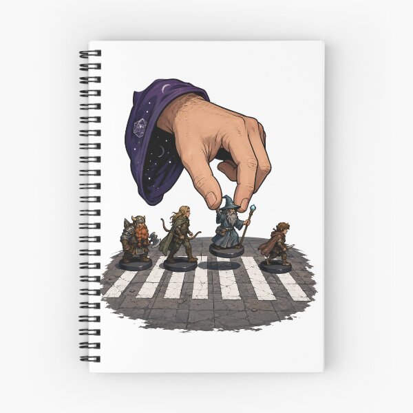 Item preview, Miniature Crossing Forever DM Abbey Road Parody Art designed and sold by Fenay Designs.