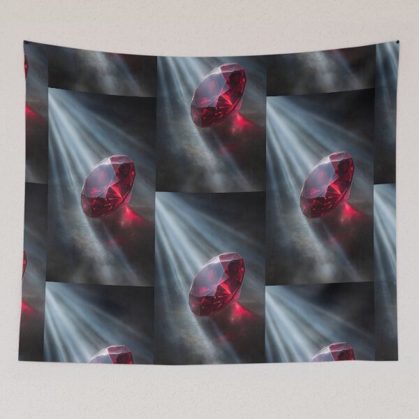 Item preview, Cinematic Glowing Ruby: Majestic Light Rays designed and sold by Rubyoflight09.