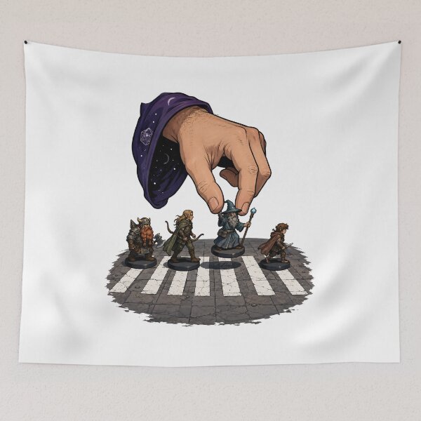 Item preview, Miniature Crossing Forever DM Abbey Road Parody Art designed and sold by Fenay Designs.