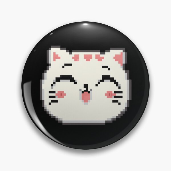 Item preview, Cute Pixel Cat Face designed and sold by erumi.