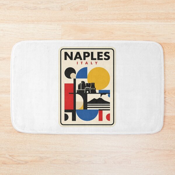 Item preview, Naples Italy Abstract Geometric Mid Century Travel designed and sold by k3rstman1.