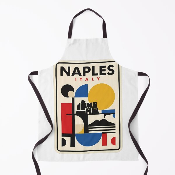 Item preview, Naples Italy Abstract Geometric Mid Century Travel designed and sold by k3rstman1.